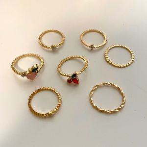 $5 FOR ALL Cute Trendy Ring Lot